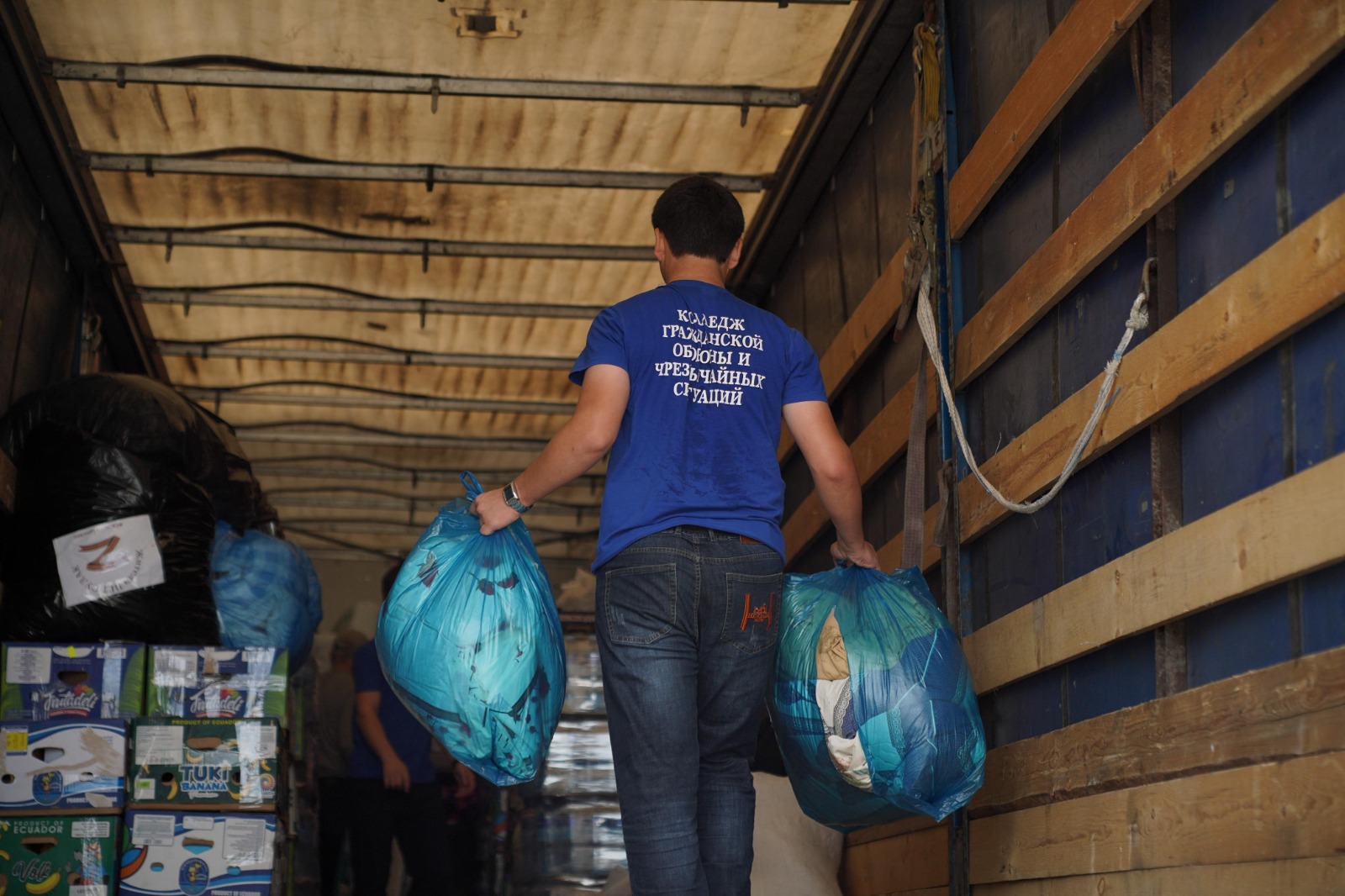 Гуманитарная миссия студентов-спасателей